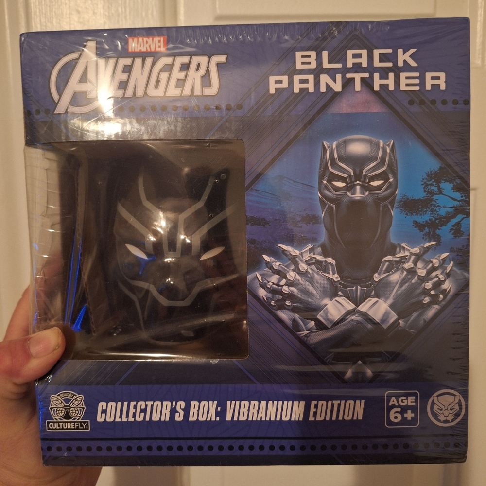 Marvel avengers black panther collectors box: vibration edition